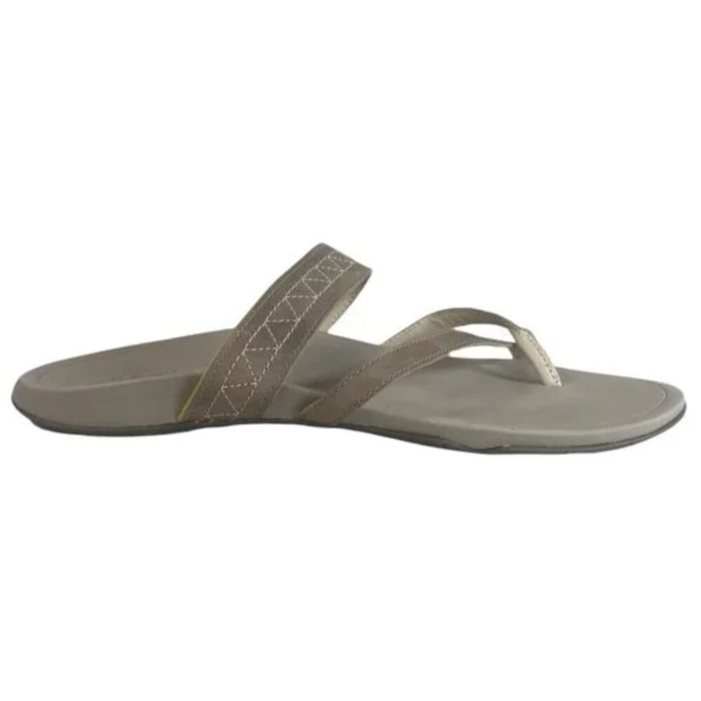 CHACO Deja Toe-Loop Leather Thong Flip Flop Sandal J106874 in Tan 7